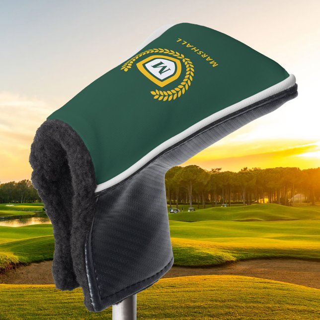 Logo-Wappen für Green und Gold Monogram Golf Headcover (Von Creator hochgeladen)