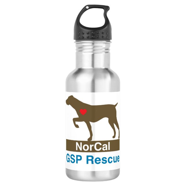 Logo-Wasser-Flasche Edelstahlflasche (Vorderseite)