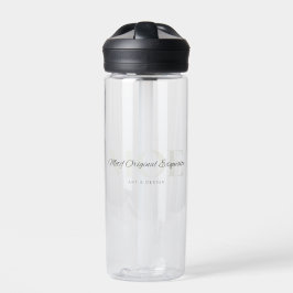 Logo Wasserflasche Trinkflasche