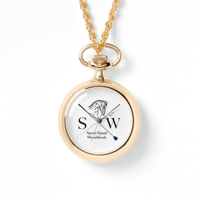 Logo Watch Necklace Armbanduhr (Vorderseite)
