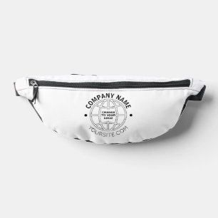 LOGO-WEBADRESSE personalisierter UNTERNEHMEN Bauchtasche