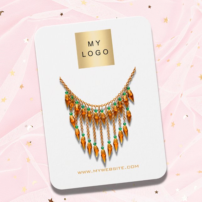 Logo Weißgold Ohrring Schmuck Foto QR-Display (Von Creator hochgeladen)