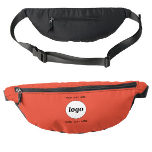 Logo-Werbeaktion Branding für Unternehmen Orange R Bauchtasche