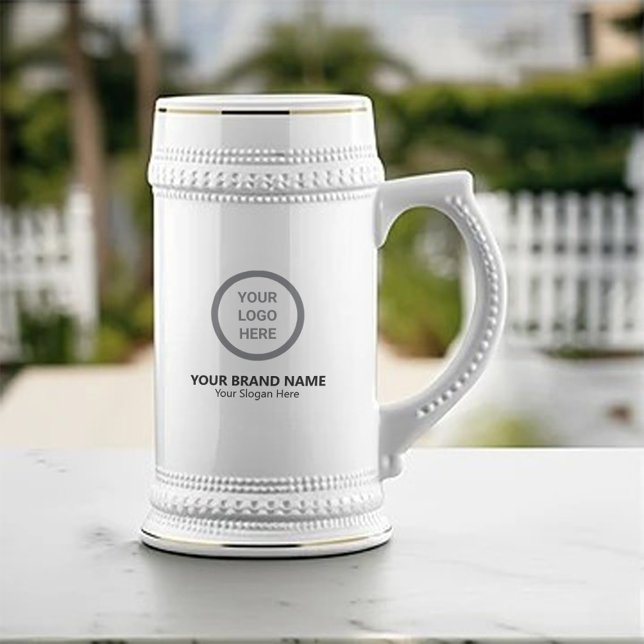 Logo-Werbeaktion für Mitarbeiter Beer Stein Bierglas (Von Creator hochgeladen)