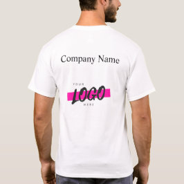 Logo-Werbearbeit für benutzerdefinierte Unternehme T-Shirt