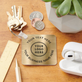 Logo-Werbegold Schlüsselanhänger