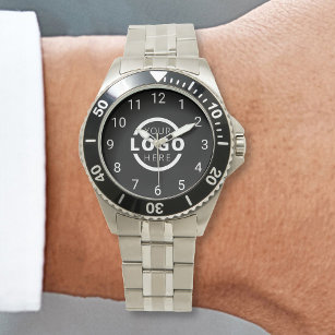 Logo-Werbemarke für kundenspezifische Unternehmen Armbanduhr