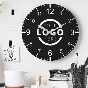 Logo-Werbemarke für kundenspezifische Unternehmen Runde Wanduhr