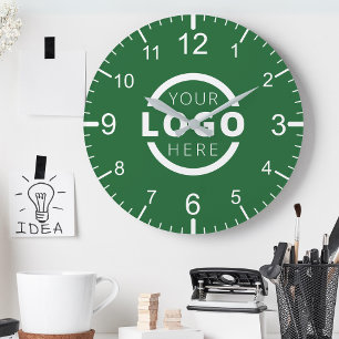 Logo-Werbemarke für kundenspezifische Unternehmen Runde Wanduhr