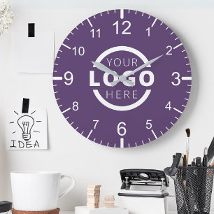 Logo-Werbemarke für kundenspezifische Unternehmen Runde Wanduhr