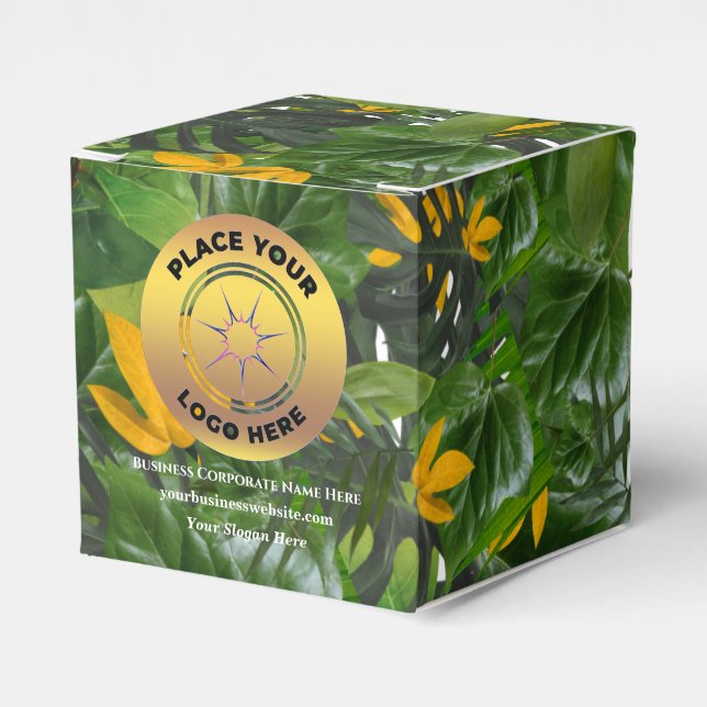 Logo-Werbemarke für Unternehmen Geschenkschachtel (Vorderseite)