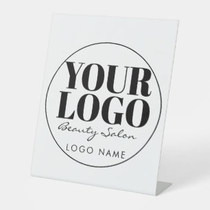 Logo-Werbeplakette Sockelschild