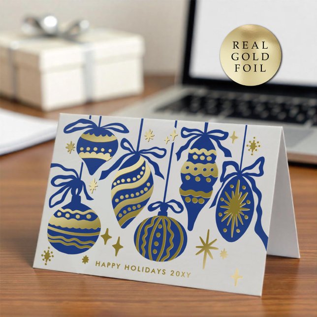 Logo Whimsical Navy Blue Decor White Business Gold (Von Creator hochgeladen)