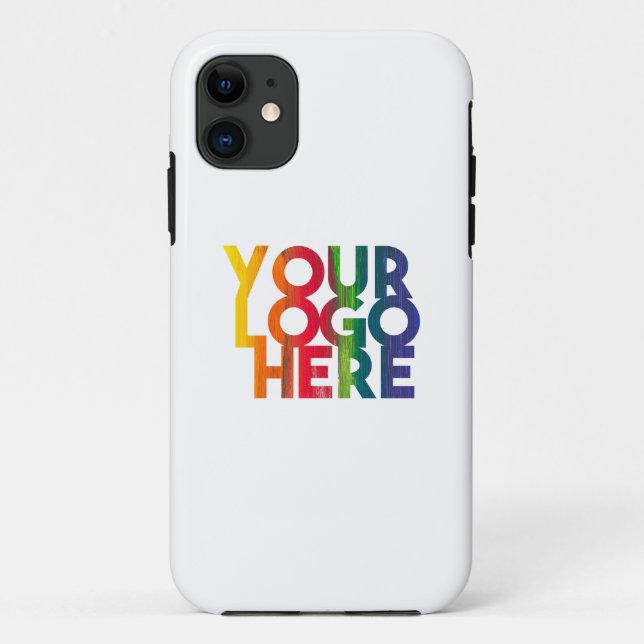 Logo "White Simple Business" Case-Mate iPhone Hülle (Rückseite)