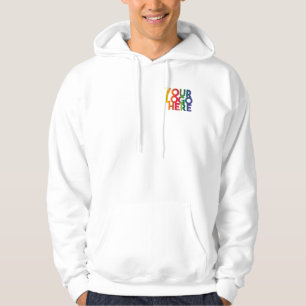 Logo "White Simple Business" Hoodie