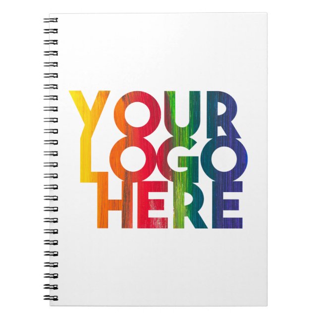 Logo "White Simple Business" Notizblock (Vorderseite)
