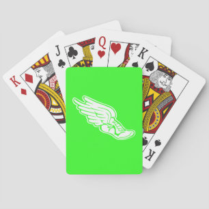 Logo-Wiedergabe für Track-Karten grün Spielkarten