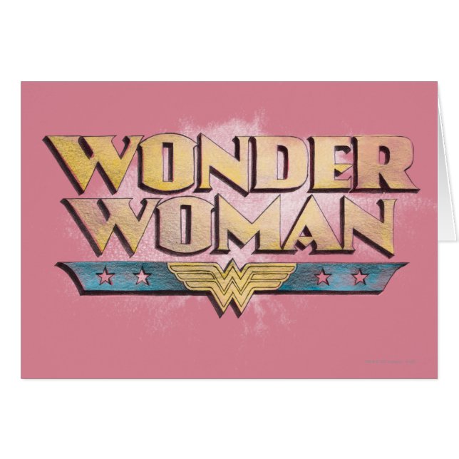 Logo Wonder Woman Pencil (Devant horizontal)