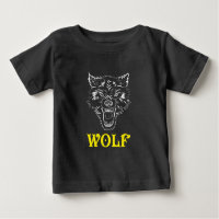 Logo-Zeichen und Symbol-T - Shirt für Wolf