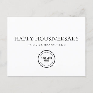 Logo zum Jubiläum des echten Anwesens Happy Zuhaus Postkarte