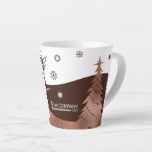Logod Marshmallow Weihnachts-Kaffee-Tasse