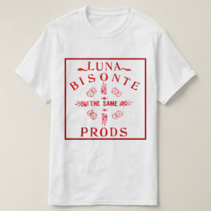 Logoentwurf Stöße Lunas Bisonte ursprünglicher T-Shirt