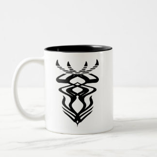 Logoentwurfs-Tasse Zweifarbige Tasse