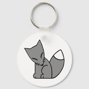 LogoFox (grau) Schlüsselanhänger