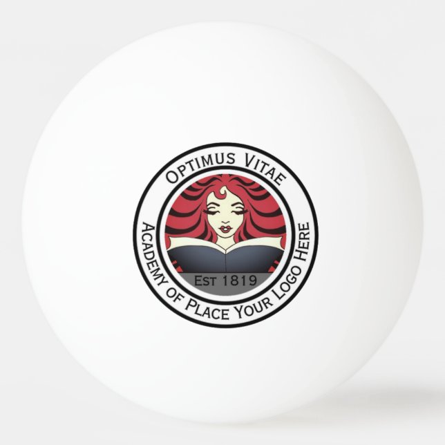 Logogeschäft farbig tischtennisball (Vorderseite)