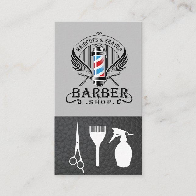 Logokombination | Hair Stylist Visitenkarte (Vorderseite)
