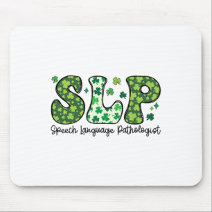 Logopäde St Patricks Day Rede Mousepad