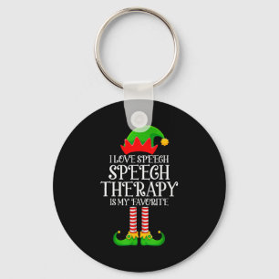 Logopädie-Elf Weihnachten Lustige Schule Logopäde Schlüsselanhänger