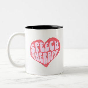 Logopädie Logopäde Sprachtherapeut Zweifarbige Tasse
