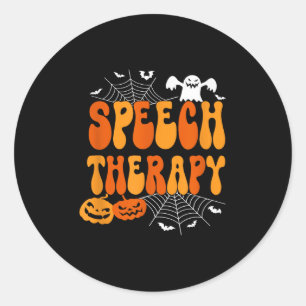 Logopädie Sprachtherapie Sprachpathologie Hal Runder Aufkleber