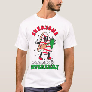 Logopädie-Weihnachten Jeder Kommuniziert Anders T-Shirt