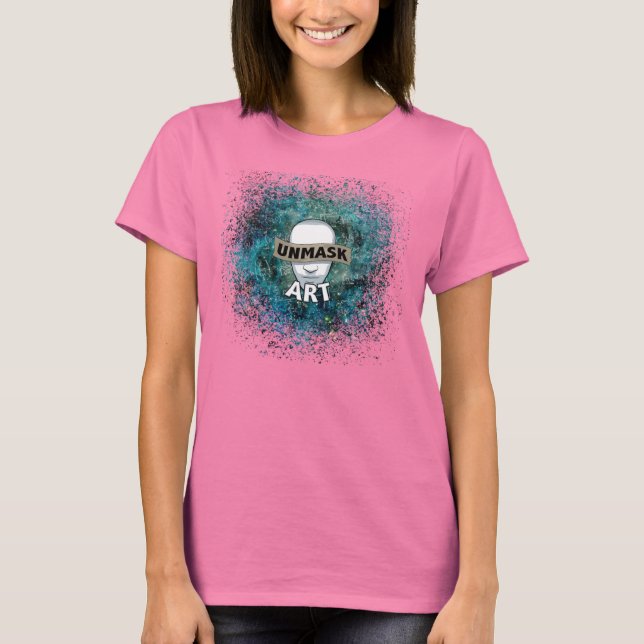 Logos für Frauen entmasken T-Shirt (Vorderseite)