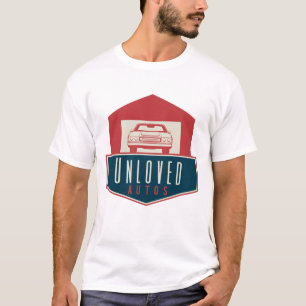 Logos für nicht geliebte Auto auf dem vorderen T - T-Shirt
