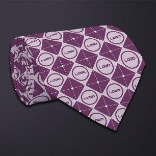 Logos ronds Motif diamant cravate