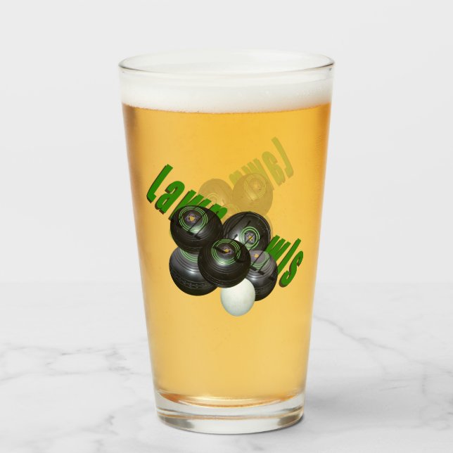 Logos und Bowle für grüne Rasenflächen, Glas (Vorne (Gefüllt))