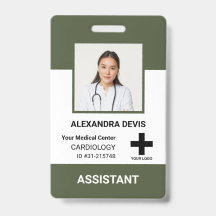 Logos und Foto für personalisierte Krankenhausmita