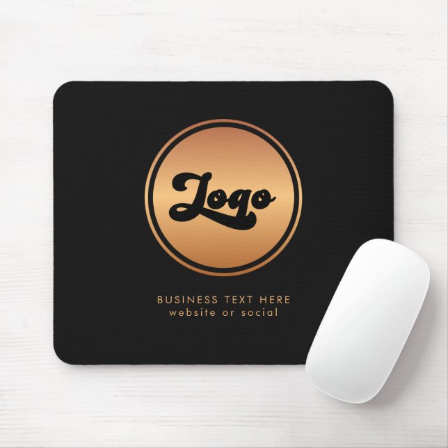Logos und Texte für Unternehmen hinzufügen Berufli Mousepad (Mit Mouse)