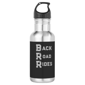 Logoschreiben auf der Rückseite Edelstahlflasche
