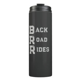 Logoschreiben auf der Rückseite Thermosbecher