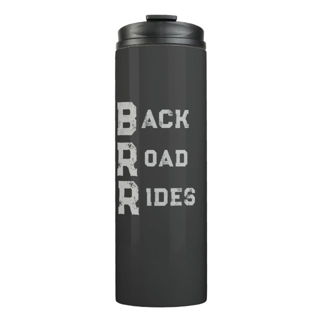 Logoschreiben auf der Rückseite Thermosbecher (Vorderseite)