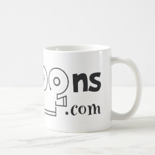 Logoschwarzes Kaffeetasse