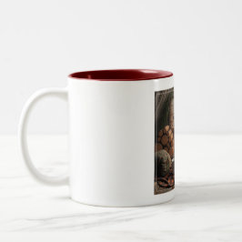 Logs & Lazy Mornings Mug – Cozy Camp Coffee Escape Zweifarbige Tasse