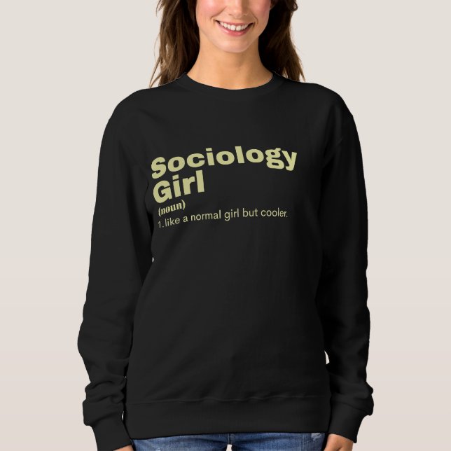 Logy Girl - Soziologie Sweatshirt (Vorderseite)