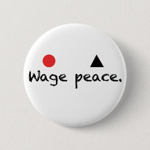 Lohn-Friedensknopf Button