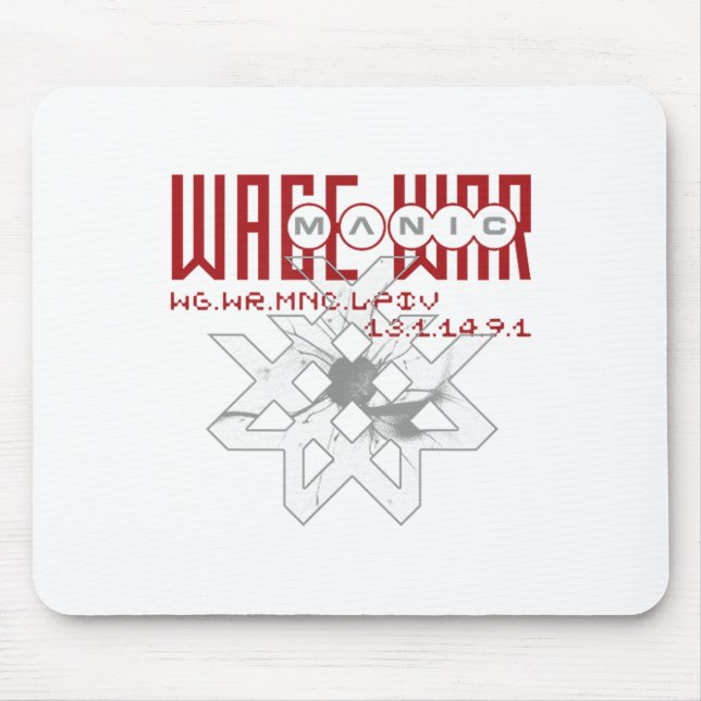 Lohnkrieg - Binärmanik Mousepad (Vorne)
