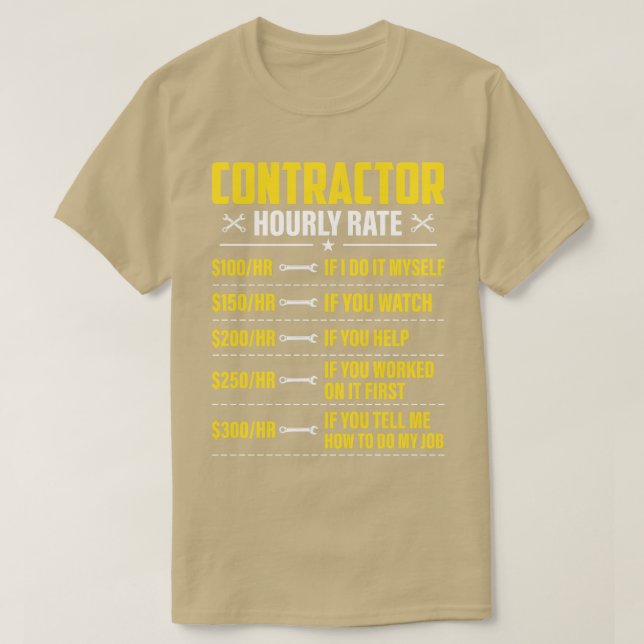 Lohntarif für Unternehmer Sonnentag T-Shirt (Design vorne)